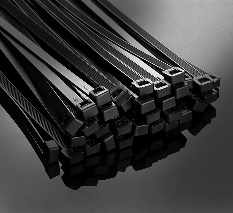 Self-locking plastic nylon cable tie 100 pieces black 5x300 cable tie fastening ring 3x200 industrial cable tie cable tie set