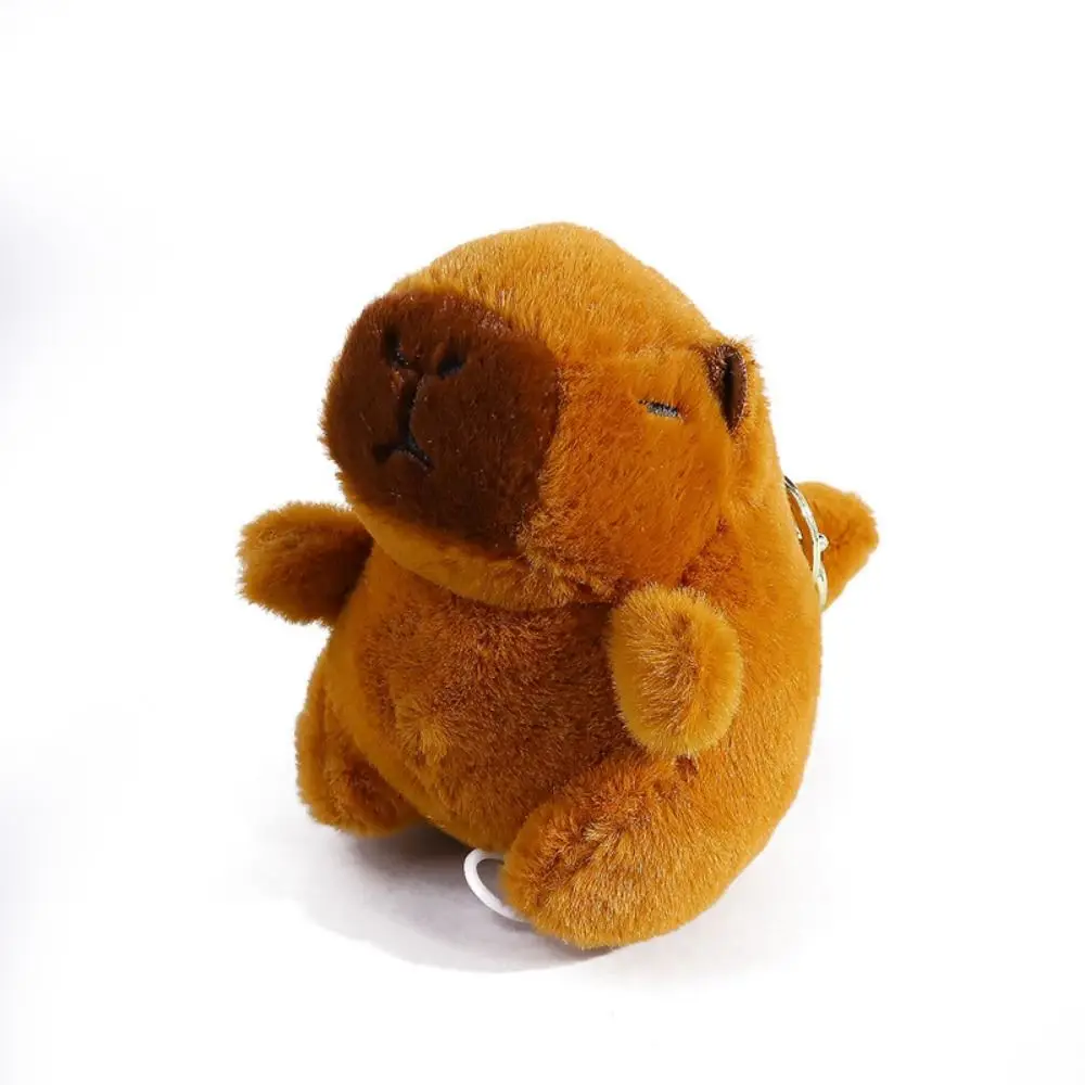 Мультфильм Wagging Tai Capybara плюшевый кулон креативный милый брелок с капибарой