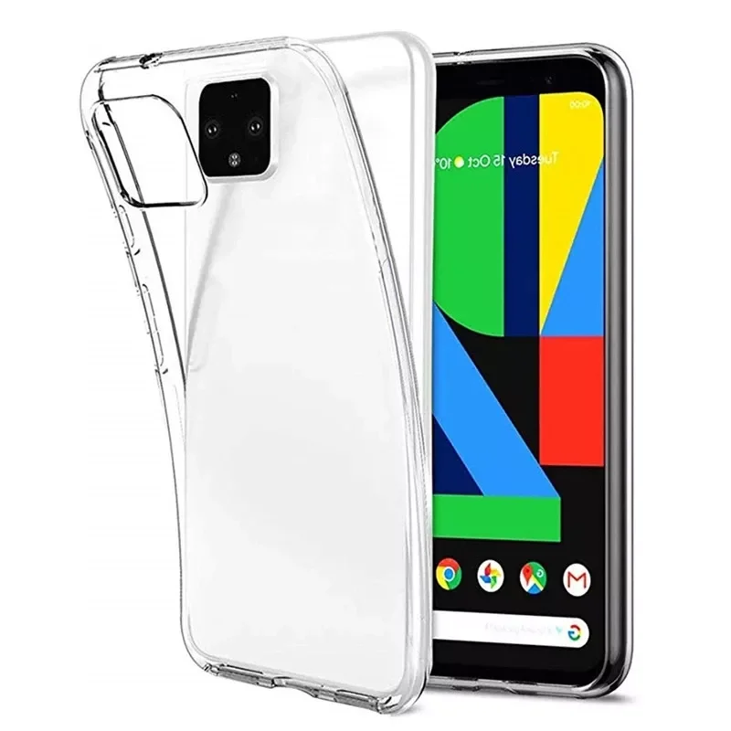 

Clear Soft TPU Case For Google Pixel 6 6Pro 6A 5A 4A 4 5 3A 3 2 XL 4A5G Silicone Phone Cover