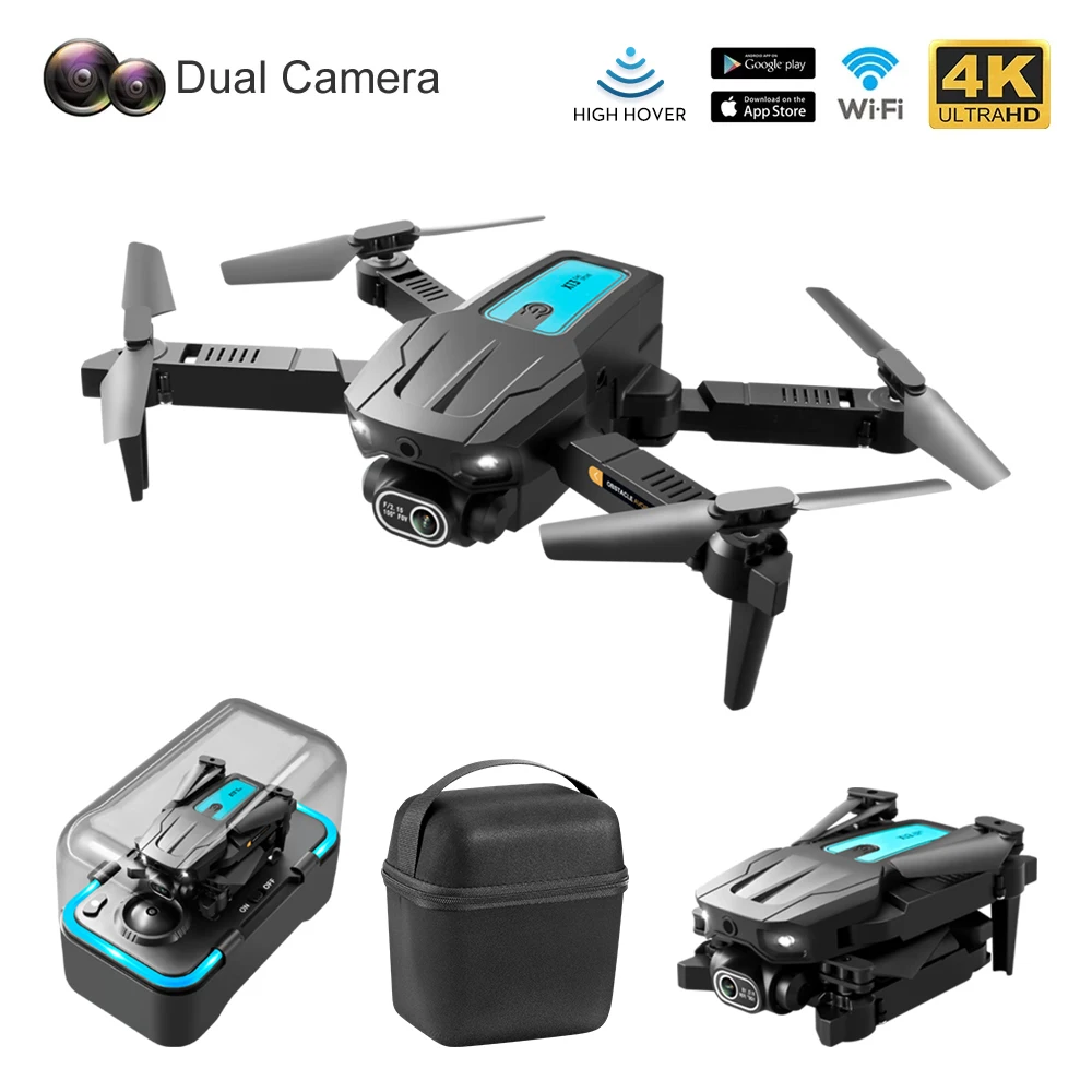 

Drones with Camera Hd 4k Professional WiFi FPV Mini Drone Optical Flow Obstacle Avoidance Foldable Quadcopter RC Helicopter Dron