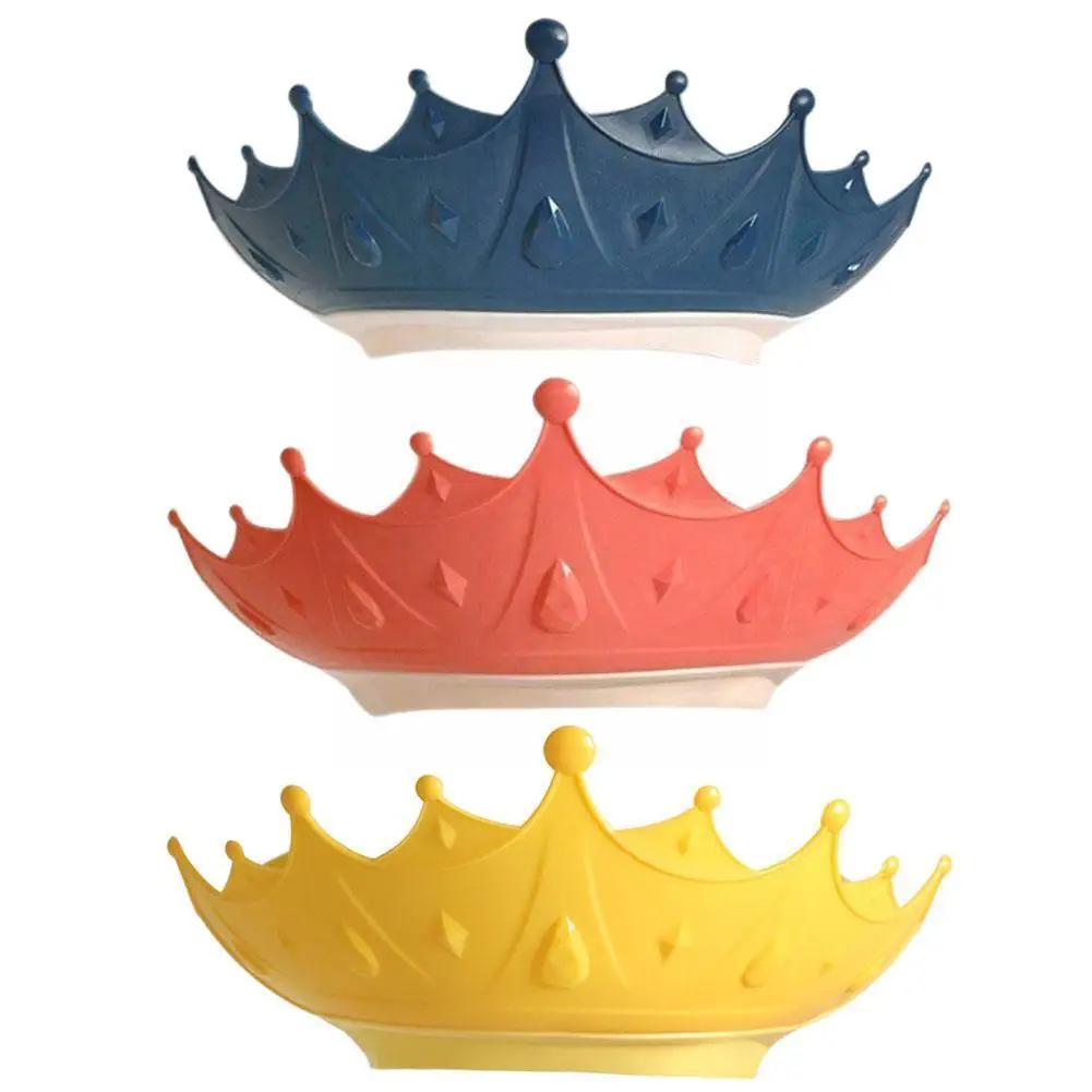 

Kids Ear Protective Shampoo Baby Crown Shower Soft The Baby's Size To Adjusted Cartoon Freely Of The According X4b9