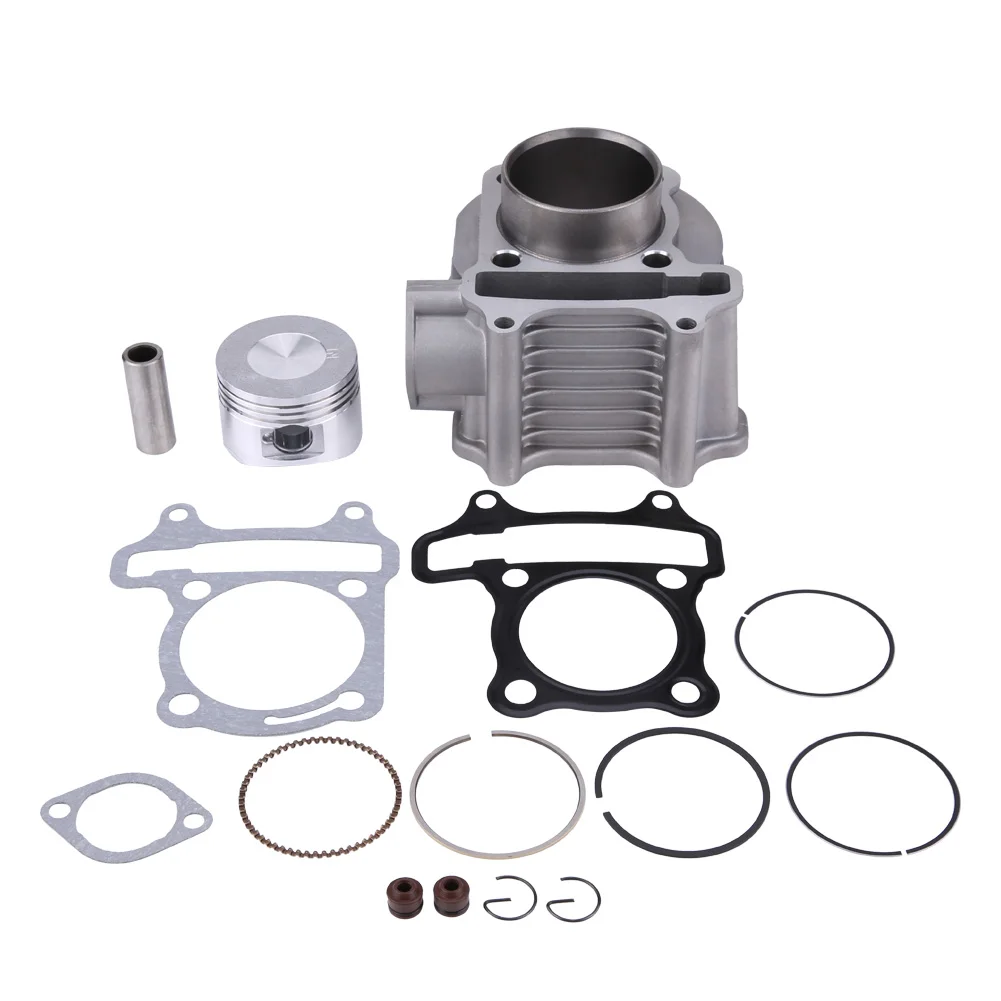 

Motorcycle Engine Cylinder Kit Piston Gasket 52.4mm Bore for GY6/125CC/152QMI Motorcycle Motorcycle