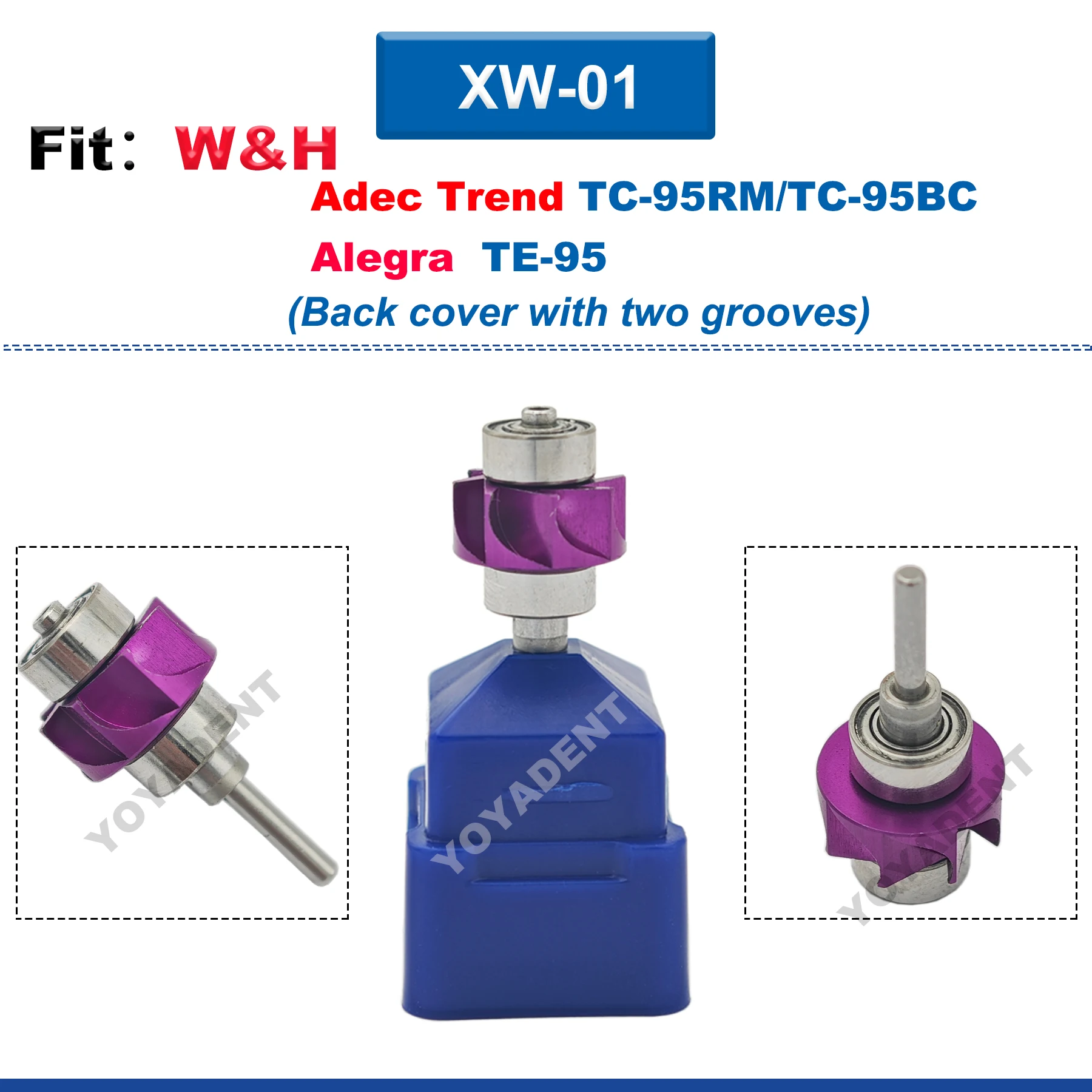 Ротор стоматологической турбинной картриджа подходит для высокоскоростного
