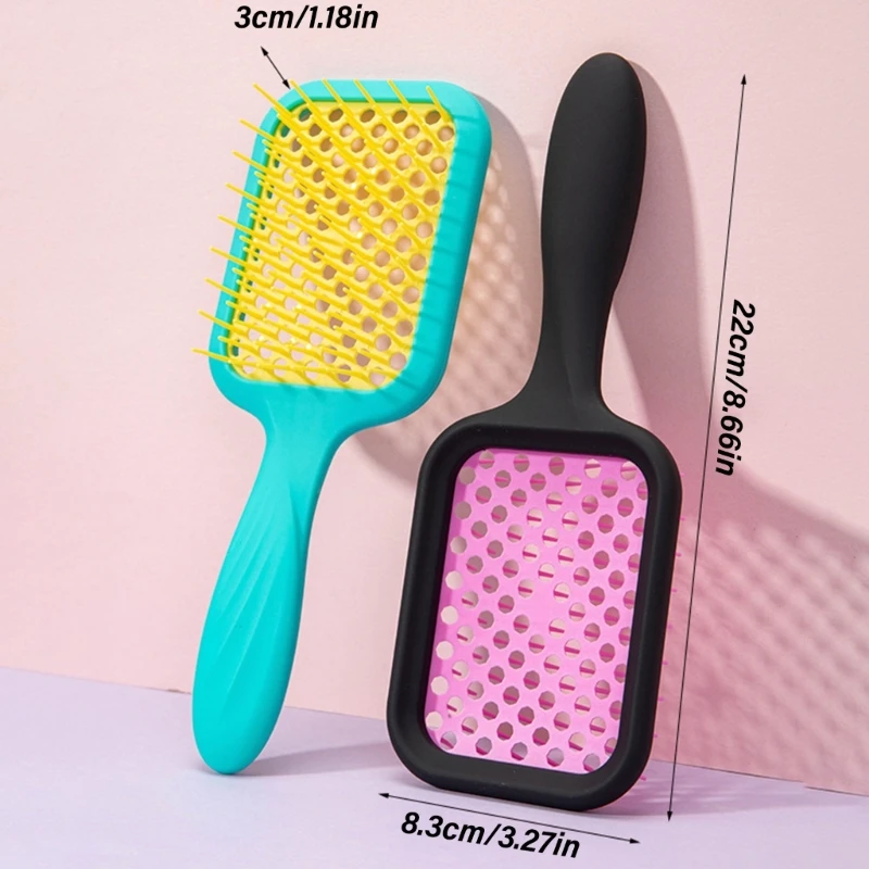 Щетка для волос Массажная расческа Расческа Полая щетка Распутывающая