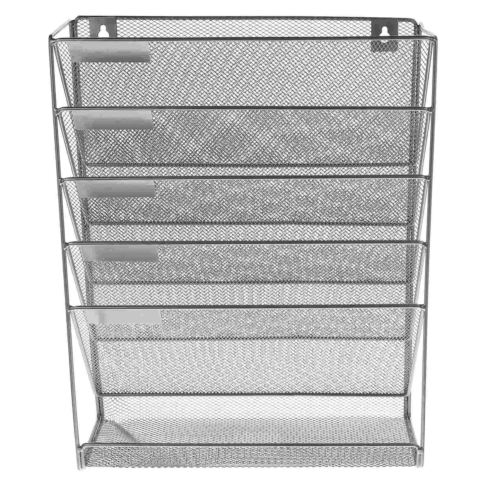 

1pc Home Office Files Rack Wall Hanging Document Organizer Files Organizer