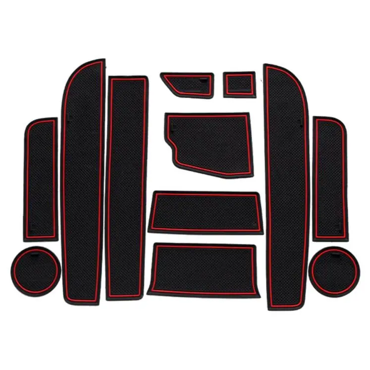 

Car Door Groove Pad Car Gate Slot Mat Cup Armrest Storage Pad For B.M.W. 5 Series 2014 2015 2016 2017