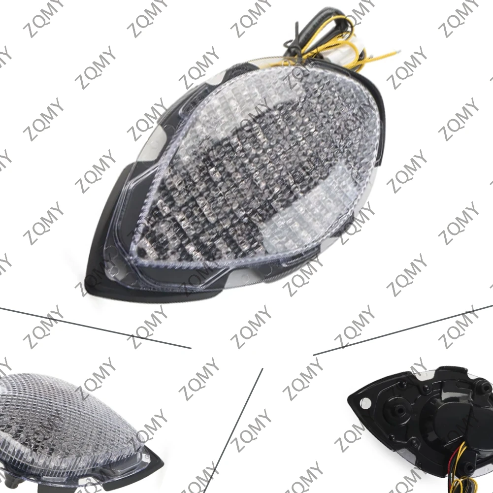 Задний фонарь для мотоцикла E-Mark встроенный светодиодный указатель поворота