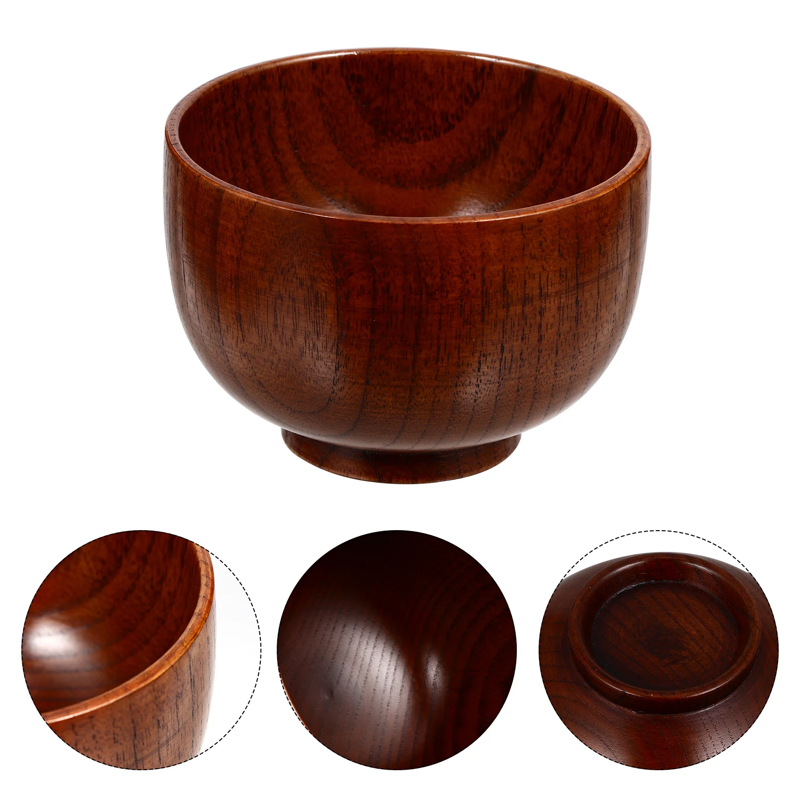 

Wooden Shaving Bowl Large Capacity Shave Cup Smooth Shaving Mug Bowl