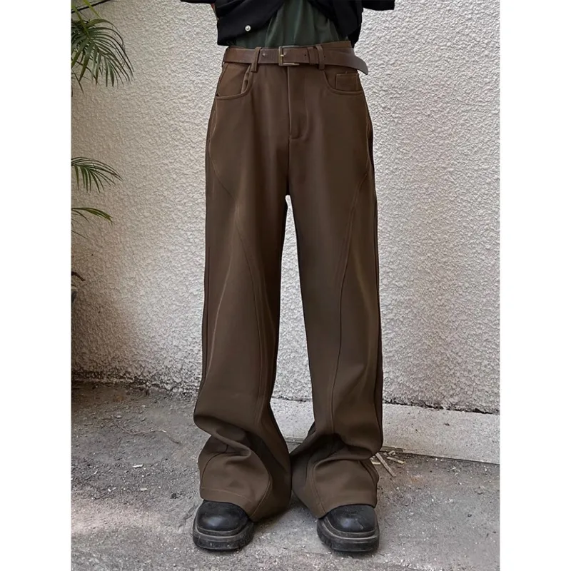 

Женские винтажные брюки-карго Deeptown, коричневые мешковатые широкие брюки в стиле Харадзюку, уличная одежда, осенние черные брюки в Корейском стиле в стиле хиппи 90-х годов