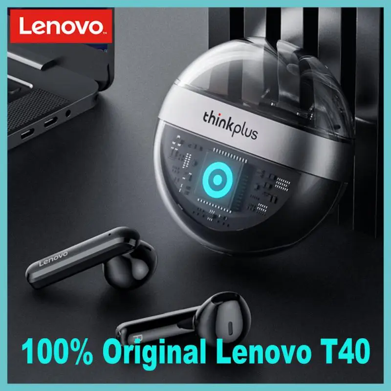100% Оригинальные беспроводные наушники Lenovo T40 TWS Bluetooth 5 2 спортивные