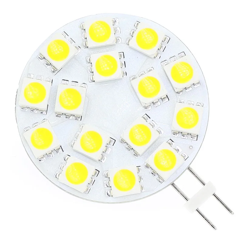 15 светодиодов 5050 SMD широкий диапазон напряжения AC/DC10-30V Светодиодная лампа