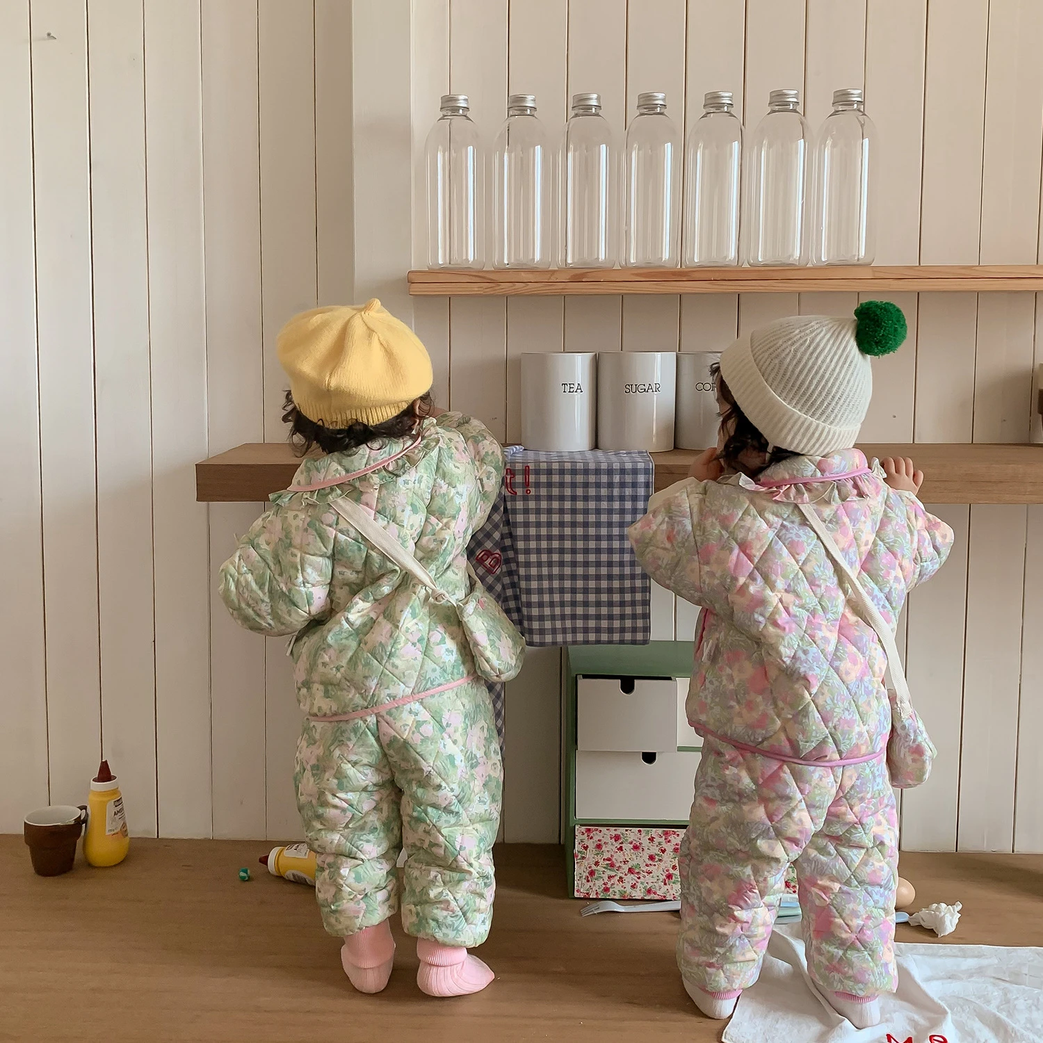 Criscky Spring Autumn Children Clothing Suit Baby Boys Girls Clothes Kids Jacket Pants 2Pcs/Sets Fahion Toddler Down Set