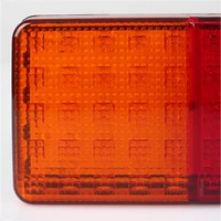 rear rectangle removable tail light super bright trailer for caravan bus car indicator useful
