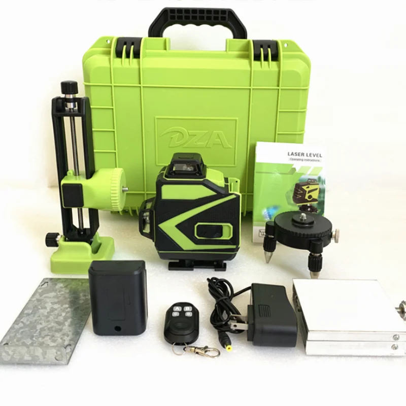 

lithium blue line 20mw 532nm 3D 16line green 7mm rotary 4D laser level