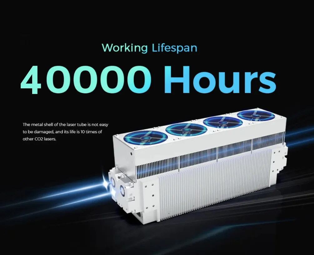 YONGLI TEM00 высокочастотный металлический источник 30 Вт 50 60 Rf Co2 лазерная трубка