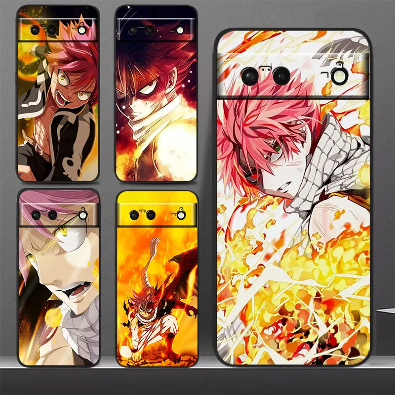 

Anime Manga Fairy Tail Phone Case For Google Pixel 7 Pro 6 Pro 6A 5A 5 4 4A XL 5G Black Soft Cover Fundas Cover