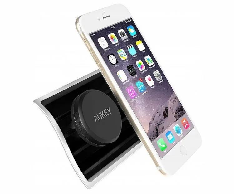Магнитный держатель Aukey Magnetic Universal Air Vent Mount Smart phone Holder на воздуховод цвет Черный