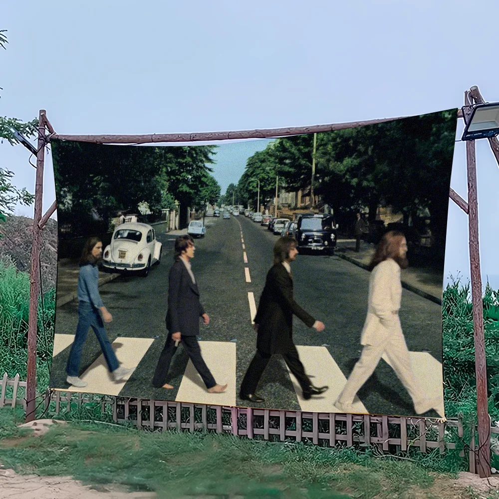 Музыкальный флаг рок-группы для пикника вечеринки художественное украшение дома