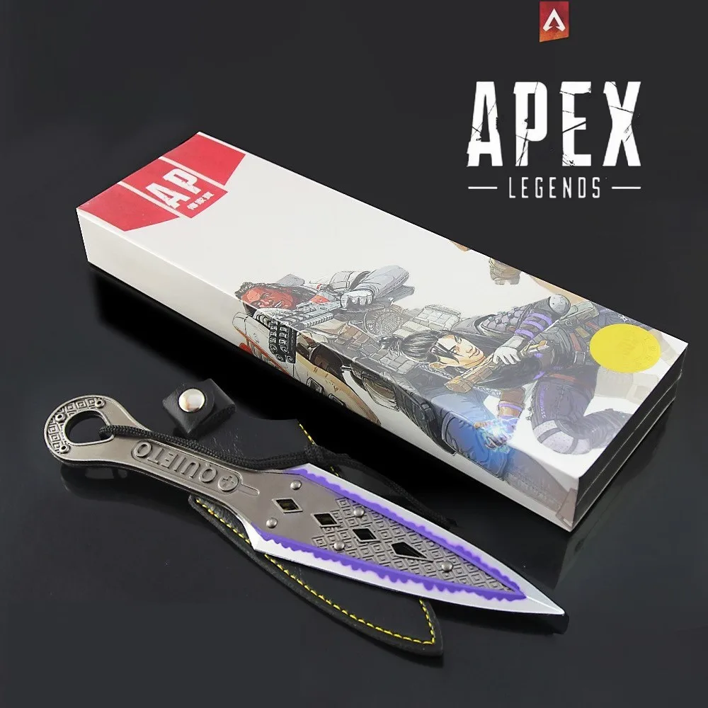 

Apex Legends Heirloom Wraith Kunai Evil Spirit Blade Dagger Knife Game 22cm Alloy Keychain Sword Kanata Weapon Model Toys Gift