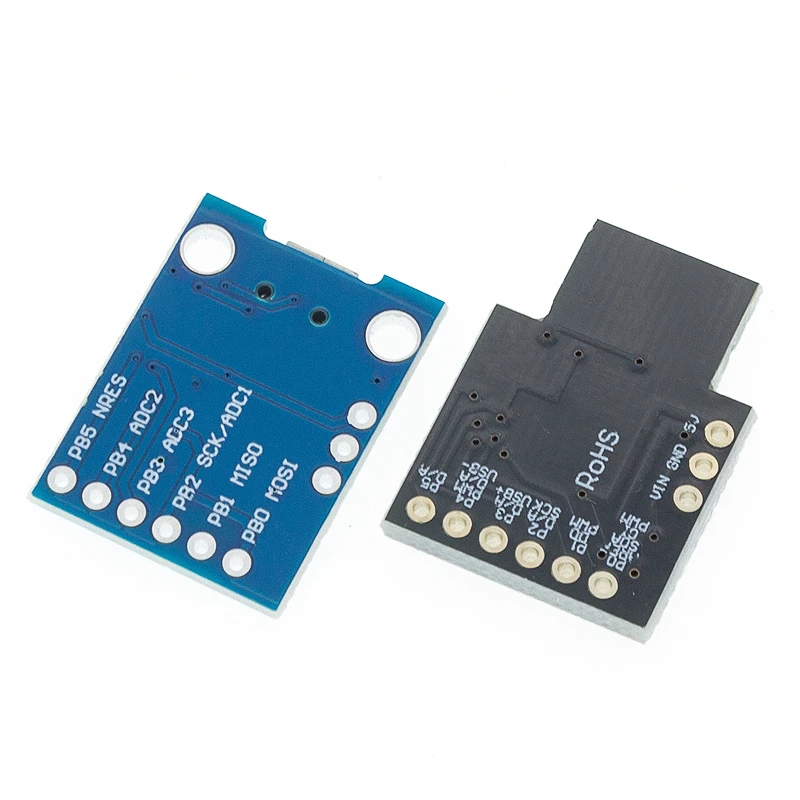 Фото Сине-черная плата разработки TINY85 Digispark Kickstarter Micro, модуль ATTINY85 для Arduino IIC I2C USB №3