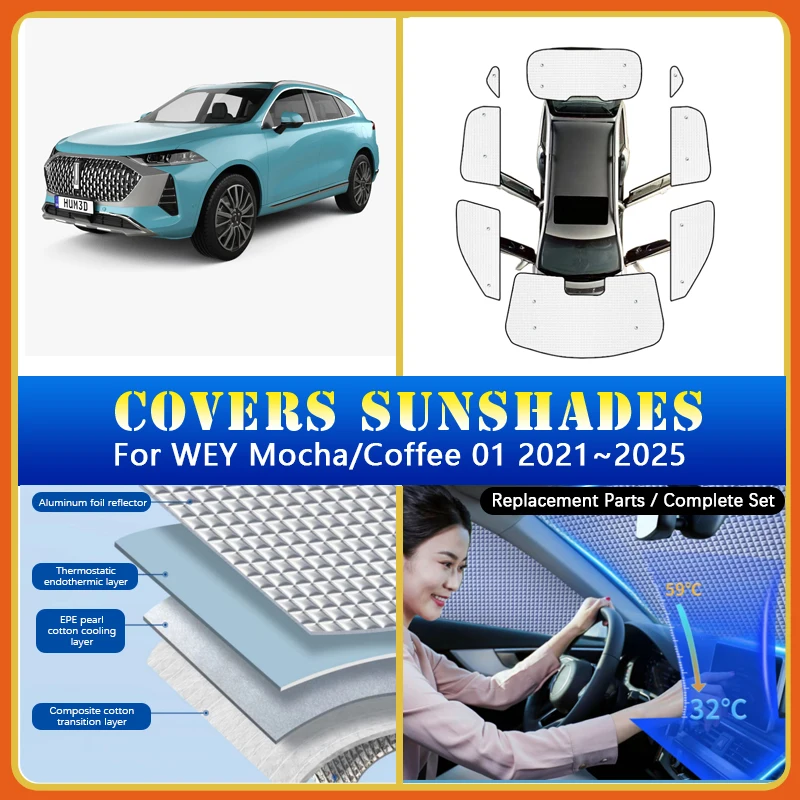 

Car Full Coverage Sunshades For Renault Koleos HY MK1 2008~2015 Sun Protection Visor Sunscreen Window Sunshade Cover Accessories