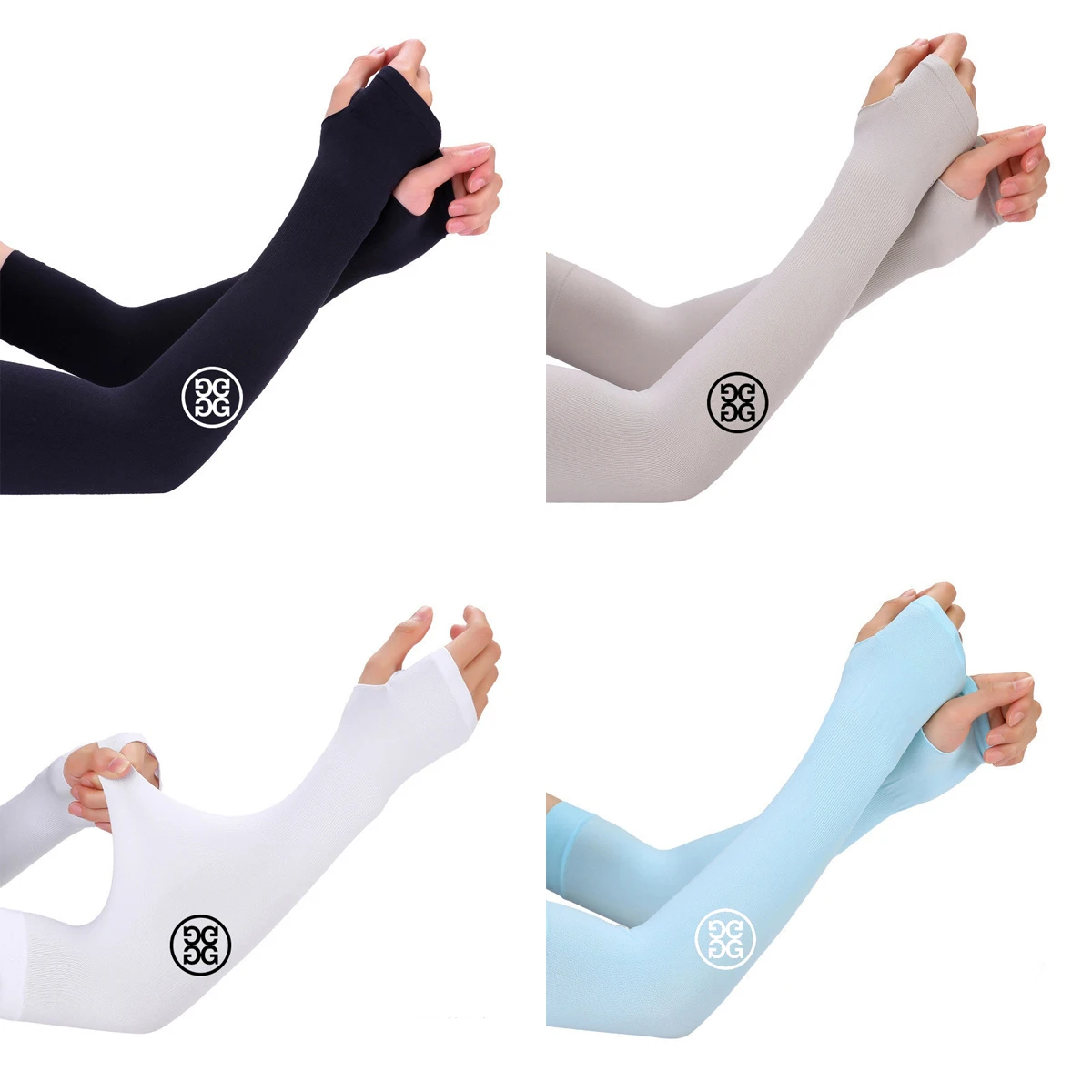 

Ice silk sunscreen for both men and women, new summer cool and UV resistant cycling, fishing, golf, outdoor sports sleeves