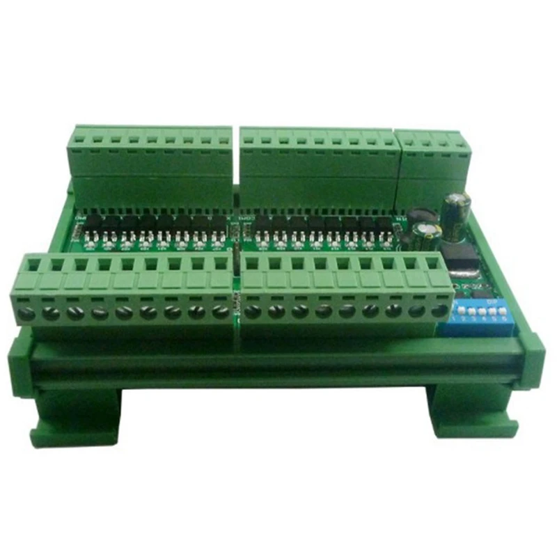 

2X 32Ch PNP Isolated Digital Input RS485 Modbus Rtu Controller 12V 24V PLC Switch Quantity Acquisition Board(With Case) CNIM Hot