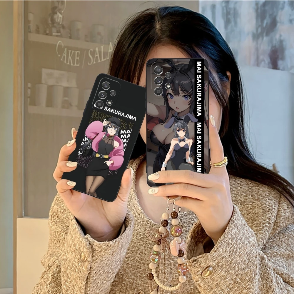 Чехол с рисунком аниме Mai Sakurajima мобильный телефон для Samsung Galaxy Note 20 10 Plus