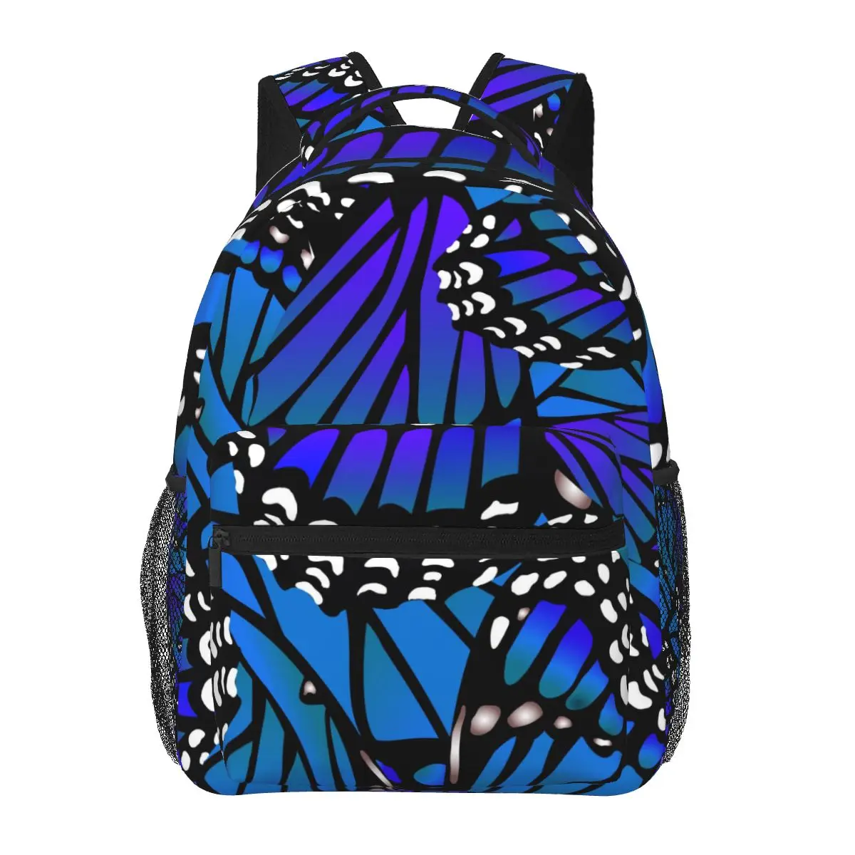 

Woman Backpack Monarch Butterfly Blue Schoolbag for Female Girls 2023 Fashion Bag Student Bookpack
