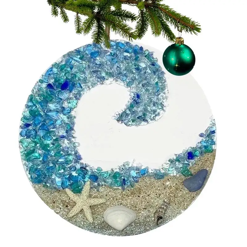 Морской стеклянный ловец солнца океанская волна орнамент пляжная тема украшение