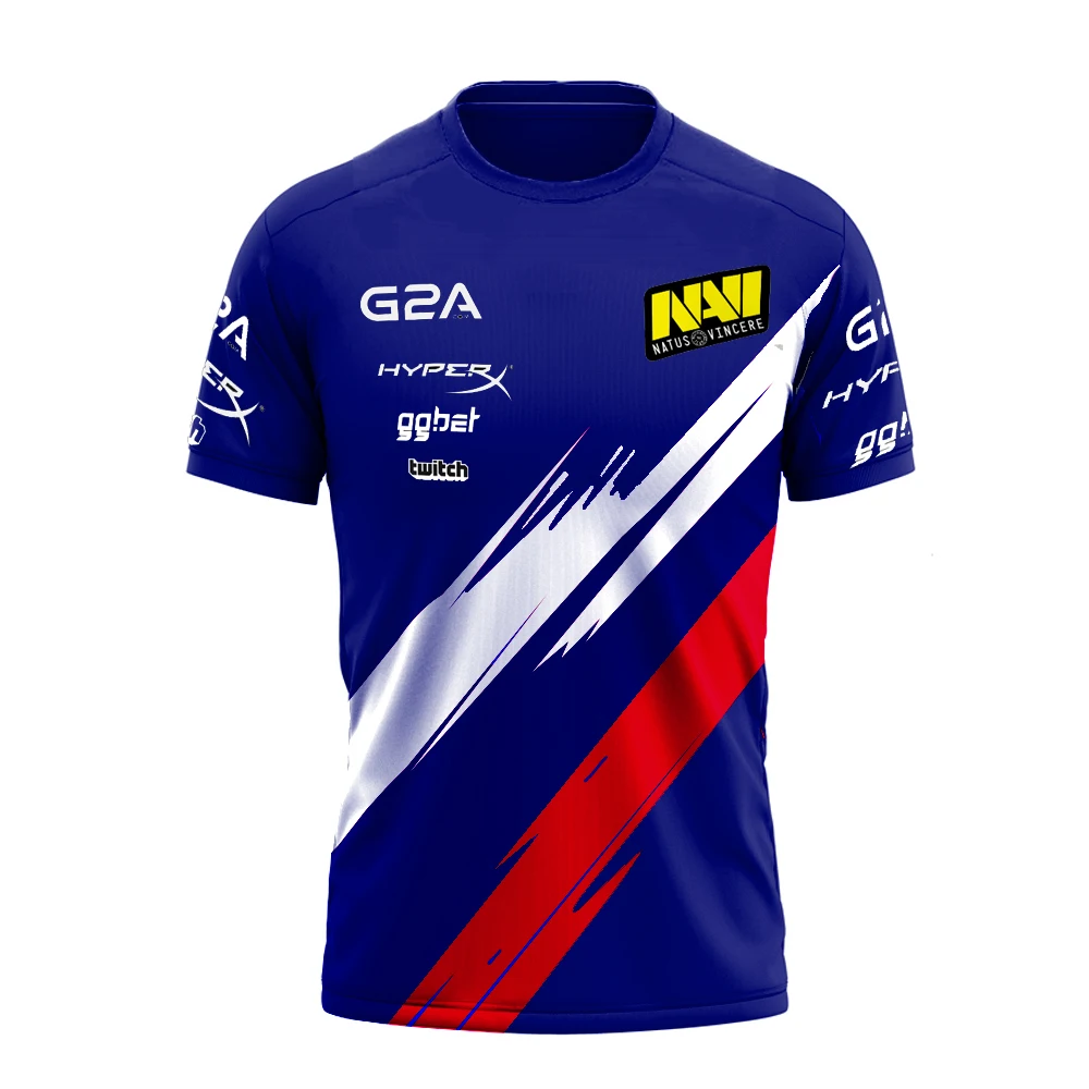 

Russian Flag Navi Summer New Men's Women's T-Shirt Top Jersey Natus Vincere Esports Team Gaming CSGO Pro Uniform High Quality