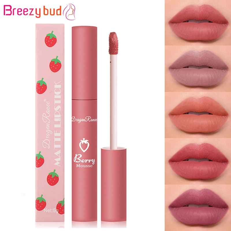 

Matte Waterproof Lip Gloss Long Lasting Mist Lip Glaze Not To Decolor Lipstick Moisturizer Lip Stain Non Stick Lip Tint Makeup