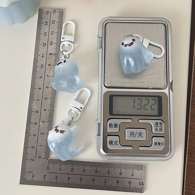 Хэллоуин светящийся призрак брелок мультфильм желейная кукла кулон для телефона