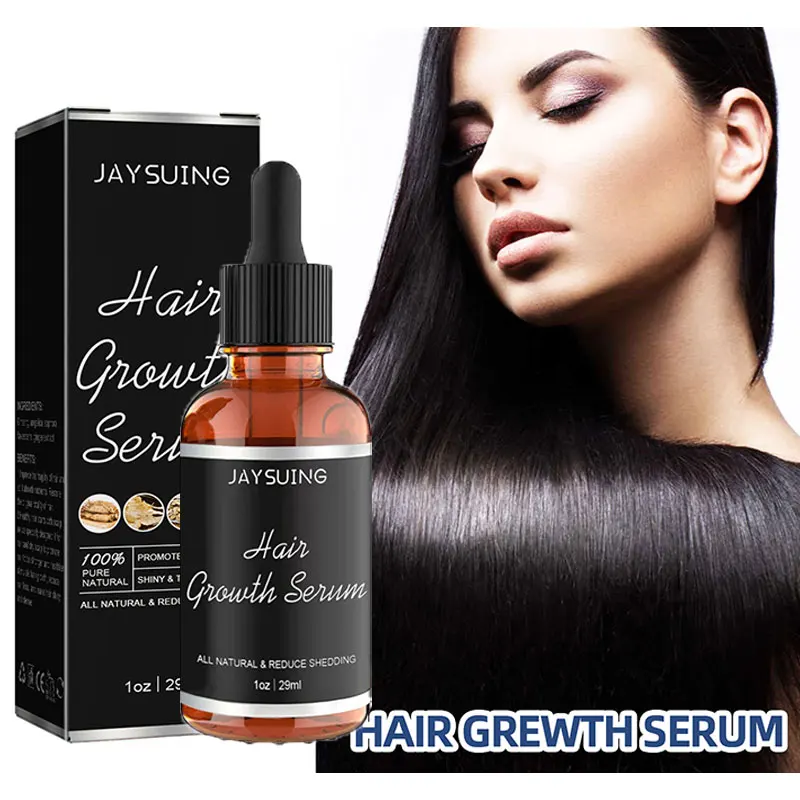 Natural Hair Growth Serum Promot e Hair Growing Thicken Shiny Hair Prevent Hair Loss Scalp Treatment Repair Damaged Hair Care