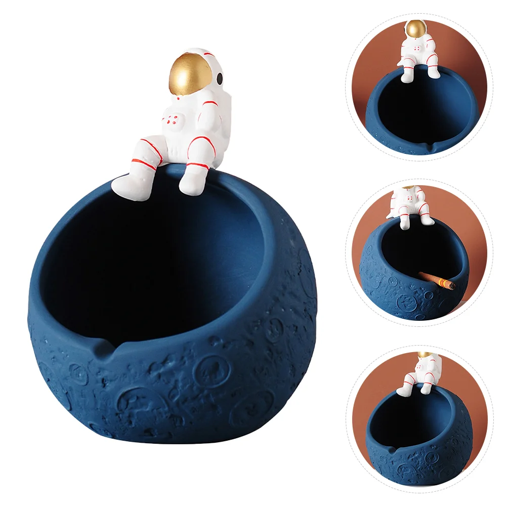 

Spaceman Bowl Key Astronaut Candy Serving Tray Jewelry Decor Storagedecorative Display Box Table Desktop Organizer Dish Ceramic
