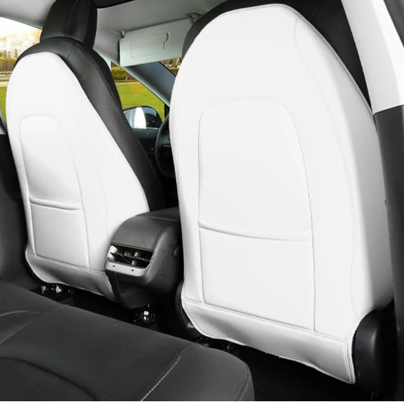 

Car Seat Back Cover Pad Child Anti Dirty for Tesla Model3/Y Seat Anti Kick Pad Protector Interior Accessories Trim Decoration
