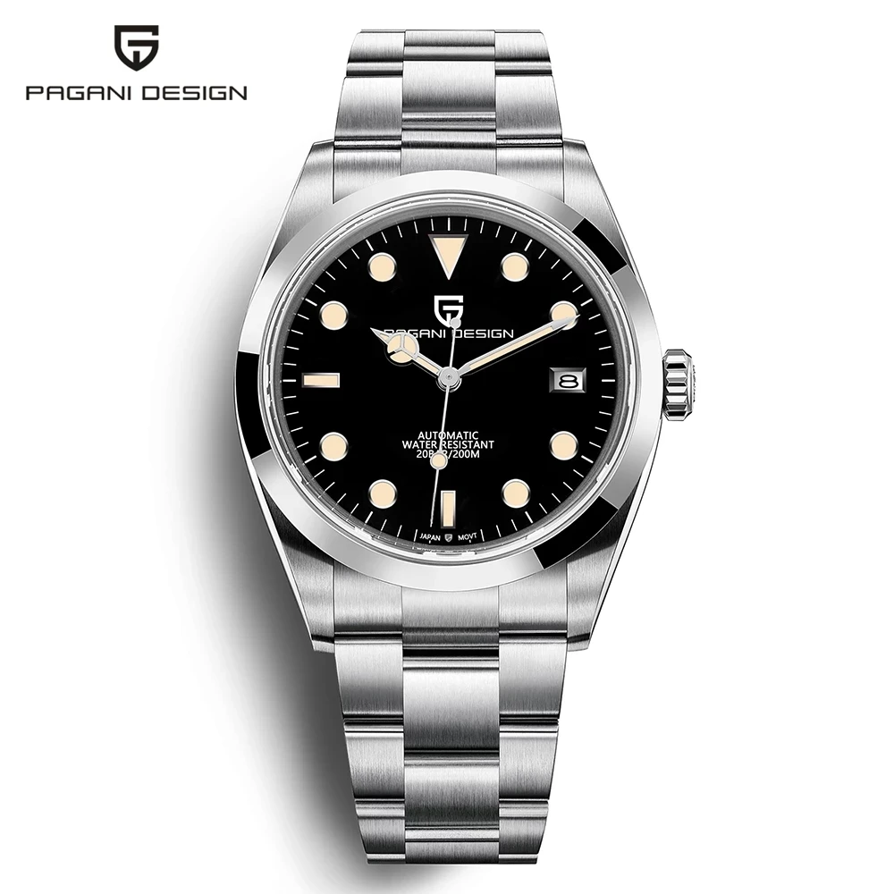 

Часы наручные PAGANI Мужские механические, водонепроницаемые 200 м, с сапфировым стеклом