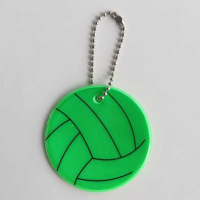 5 шт. волейбольный светоотражающий кулон детский брелок рюкзак подвеска
