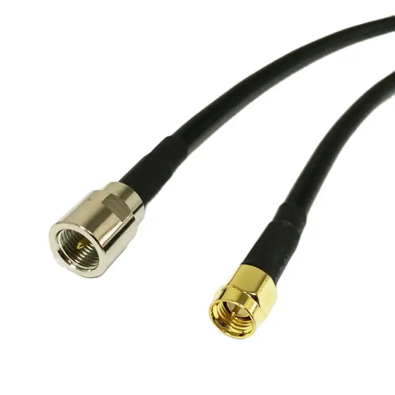 Новинка коаксиальный кабель со штекером SMA на штекер FME RG58 отрезок 50 см адаптер 20
