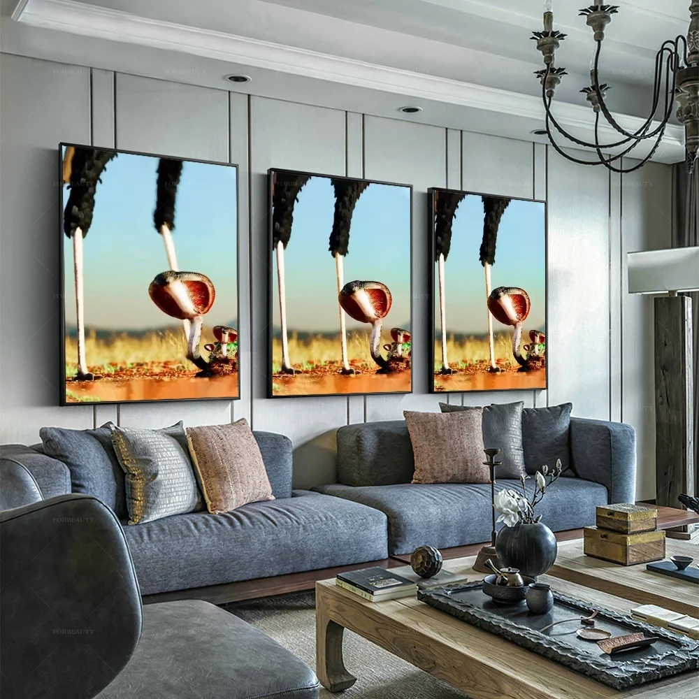 

Forbeauty Африканский Viper Metaverse Масляные картины распылительная печать холст живопись для коридора настенное искусство