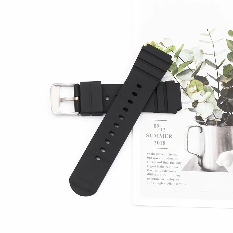 Watch Accessories for Luminox 0200 3901 7050 Series 21mm rubber waterproof sports strap for men and women