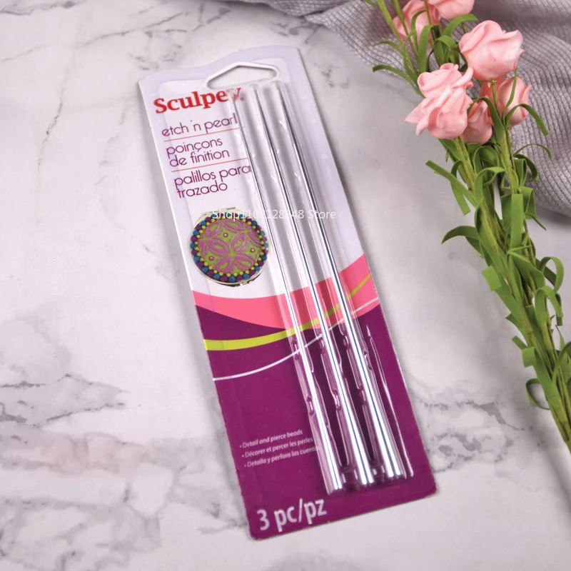 

Soft Pottery Carving Needle Pearl Hemisphere Clay Special Modeling Carving Perforation Ultralight Tool Polymer Clay Tool