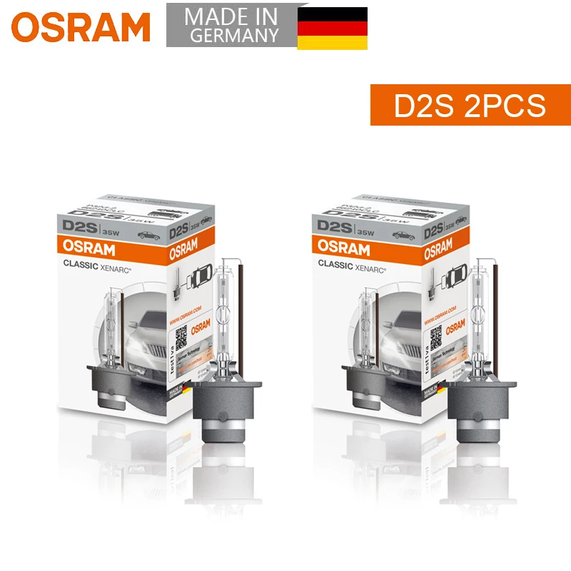 

2 шт. OSRAM D1S D2S D3S D4S 66140 66240 66340 66440 CLC Ксеноновая HID CLASSIC Оригинальная автомобильная ксеноновая фара 4200K Стандартный белый свет