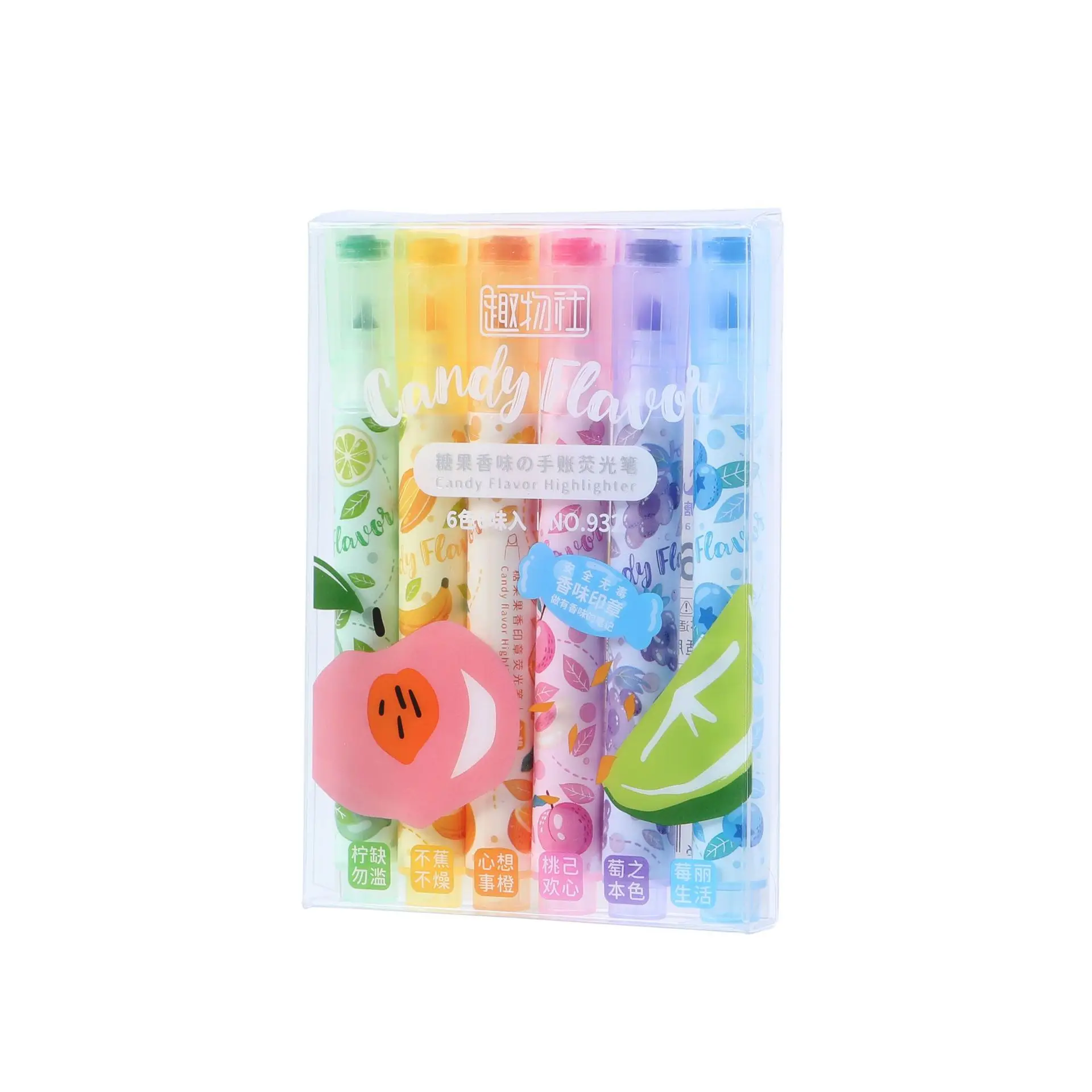 

Фруктовые маркеры 6 шт.