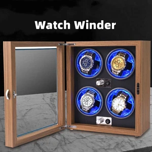 Imported Watch Winder For Automatic Watches Box Mechanical Watches Rotator Holder Wood Case Winding Cabinet S
