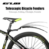 gub telescopic bike bicycle fenders folding mtb front rear mudguards quick release mud fender cycling parts mountain bike fender