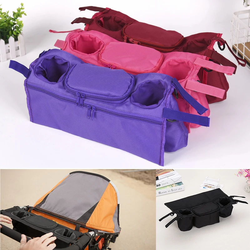 

Baby Stroller Organizer Cooler and Thermal Bags for Mum Hanging Carriage Pram Buggy Cart Bottle Bags Stroller Accessories