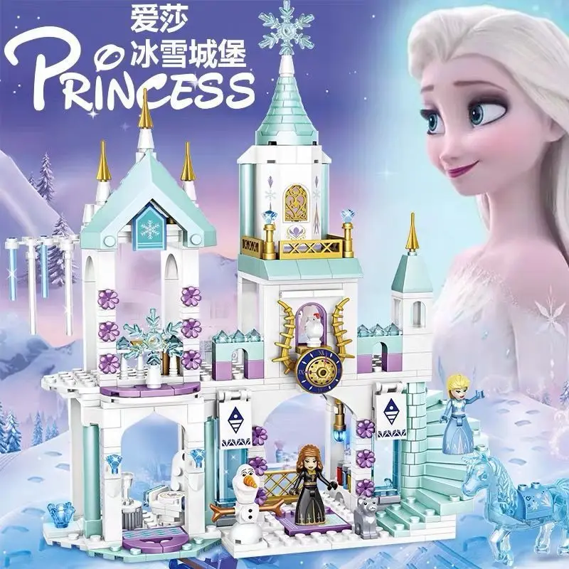 

Конструктор Disney «Холодное сердце», замок Анны, Эльзы, дворец принцессы, модель фильма, рождественский подарок, креативные детские подарки