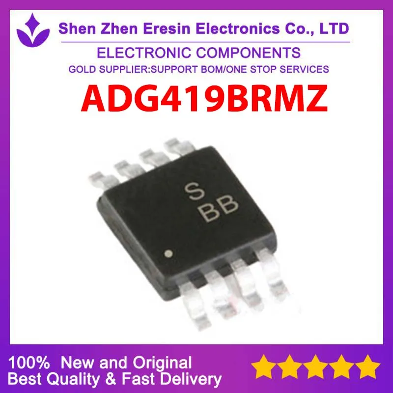 

Free shipping 5PCS/LOT ADG419BRMZ MSOP8 New and original