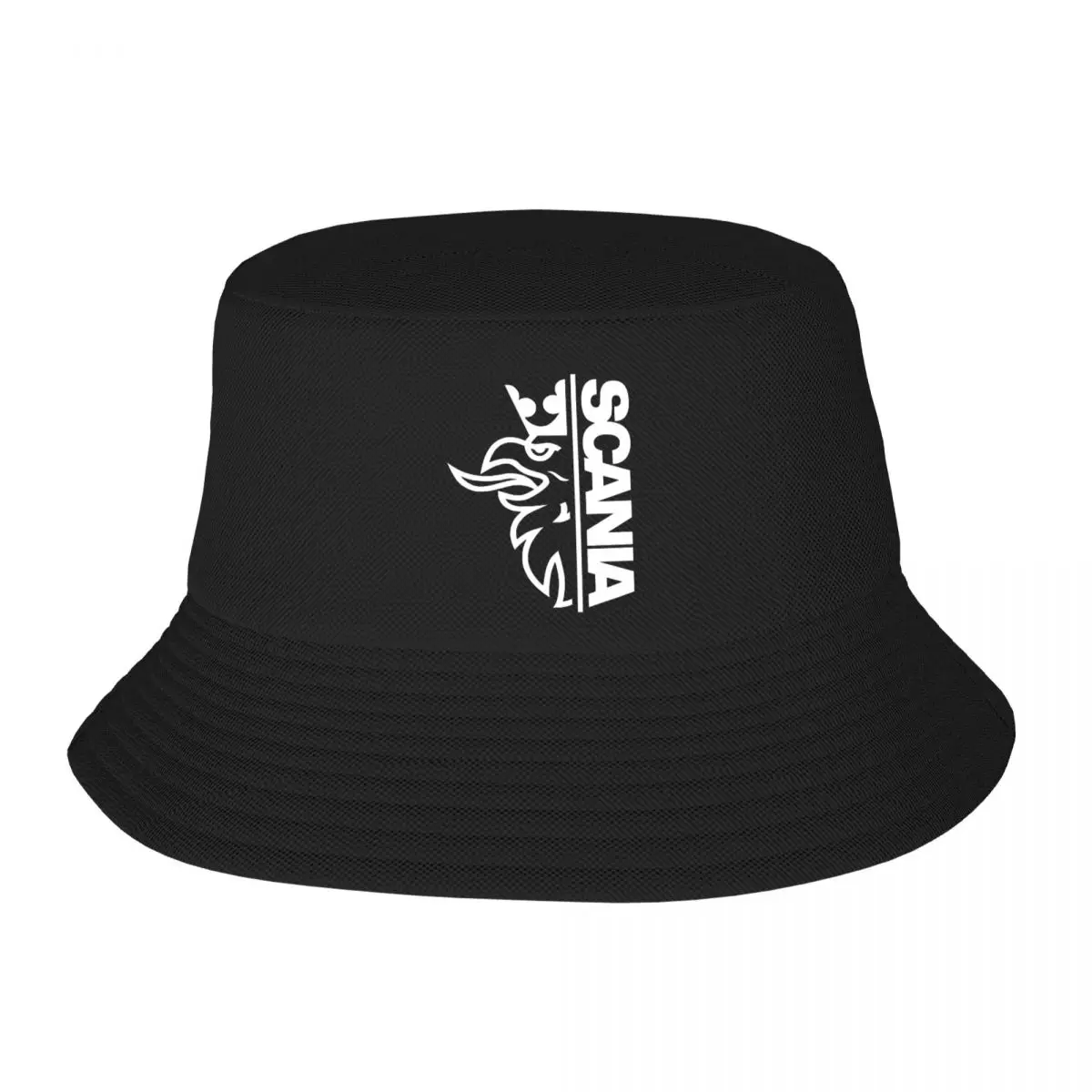 Панама с логотипом шведского грузовика Пляжная Шляпа Унисекс надписью Saabs Scanias